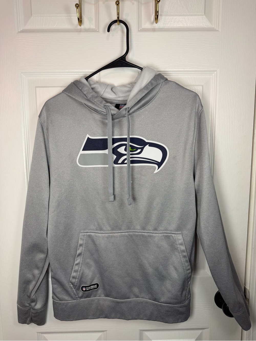 Gray Pullover Hoodie Sweatshirt